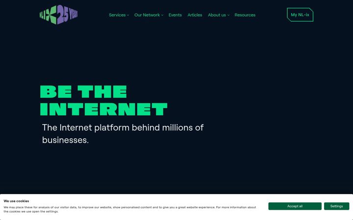 Screenshot of nl-ix.net