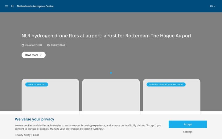 Screenshot of nlr.org