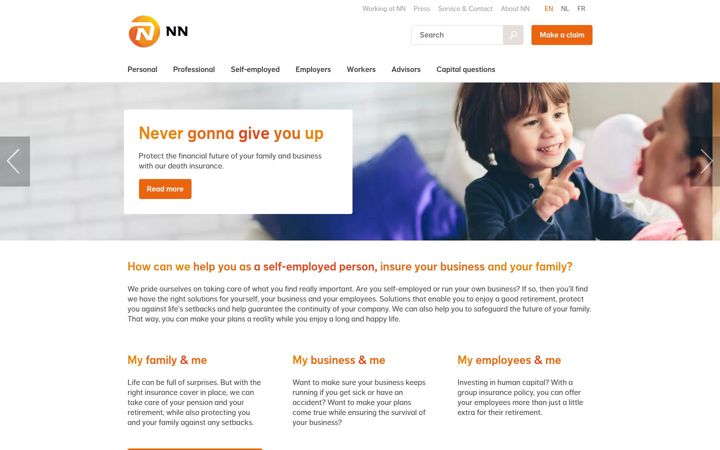 Screenshot of nn.be