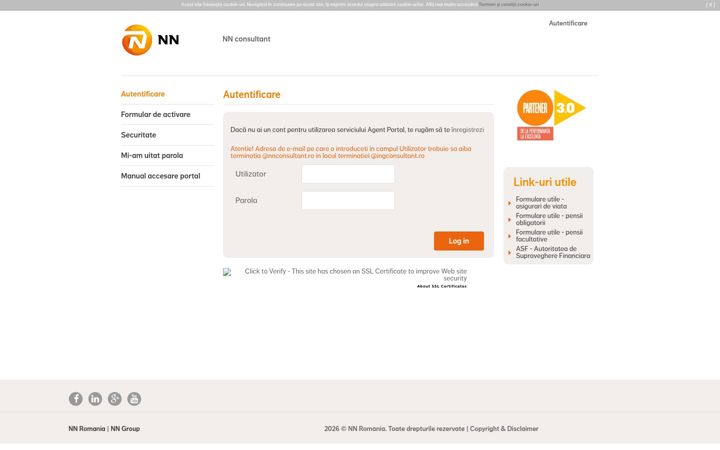 Screenshot ta' nnconsultant.ro