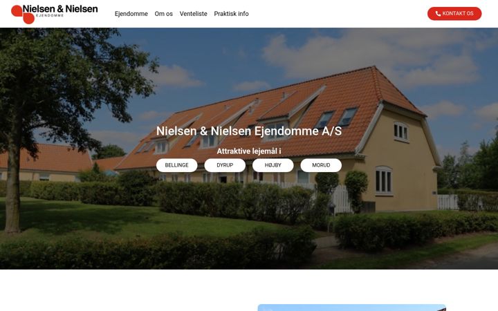 Screenshot of nnejendomme.dk
