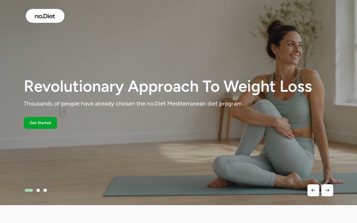 Screenshot of no.diet