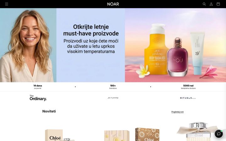 Screenshot of noar.rs