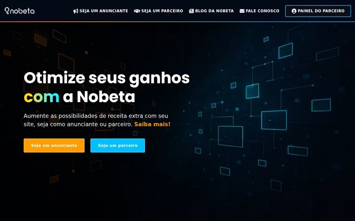 Screenshot of nobeta.com.br