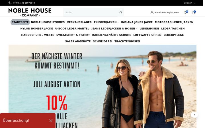 Screenshot of noble-house.eu