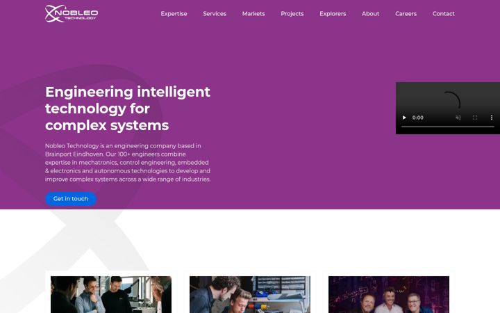 Captura de ecrã de nobleo-technology.nl
