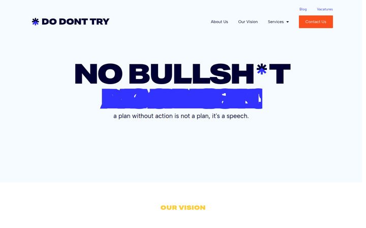 Screenshot stránky nobullshit.be