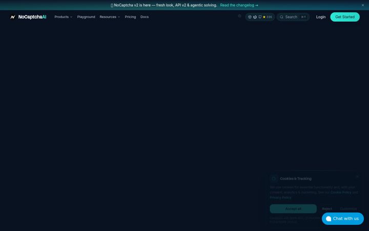 Screenshot of nocaptchaai.com