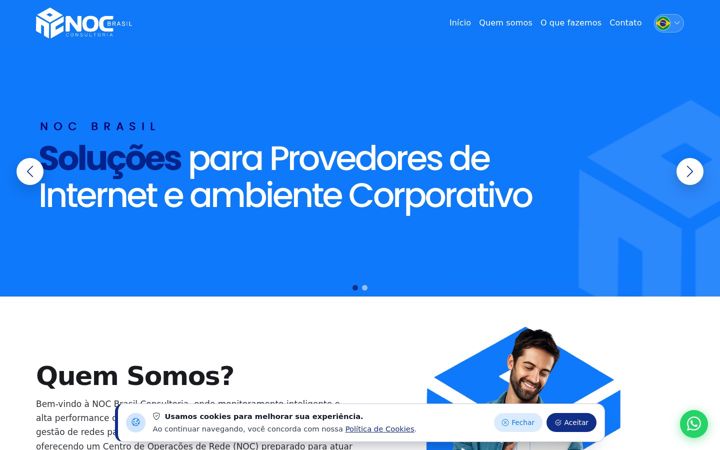 Screenshot of nocbrasil.net.br