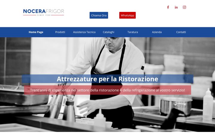 Screenshot of nocerafrigor.com