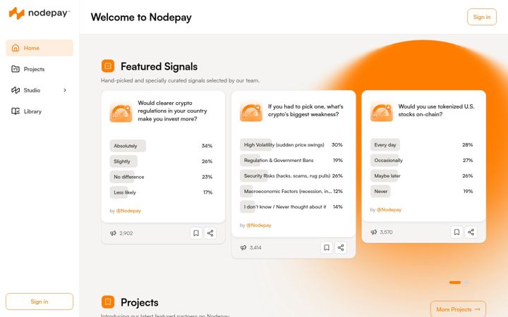 Screenshot of nodepay.ai