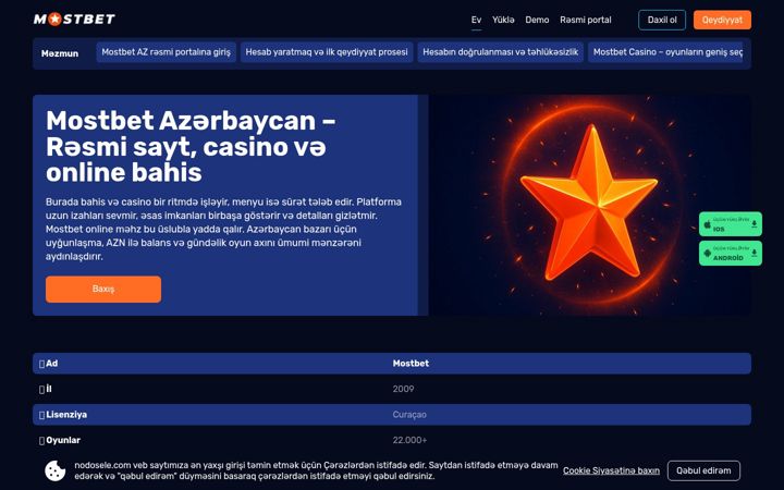 Screenshot of nodosele.com
