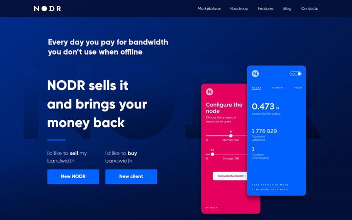 Snímek obrazovky nodr.app