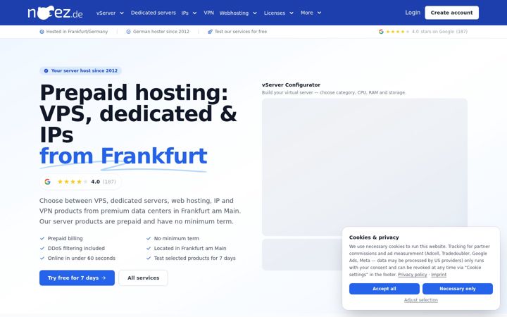 Screenshot of noez.de