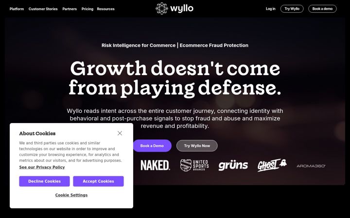 Screenshot di nofraud.com