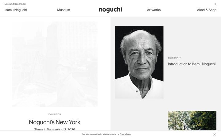 Screenshot of noguchi.org