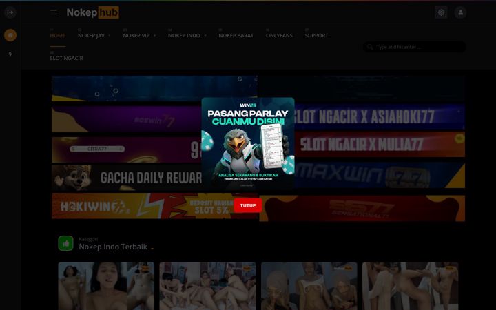 Screenshot του nokephub.com