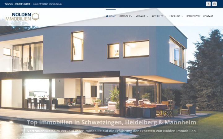 Screenshot of nolden-immobilien.de
