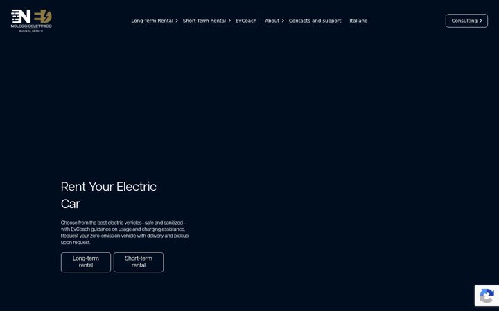 Screenshot του noleggioelettrico.com