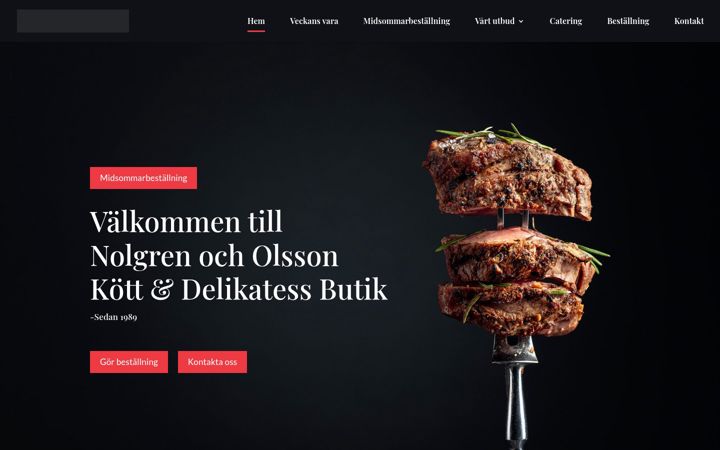 Screenshot of nolgrenolssonkott.se