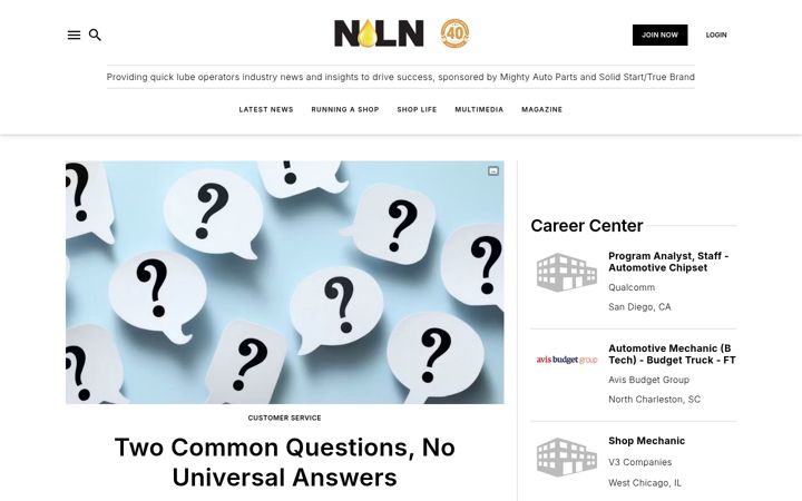Screenshot of noln.net