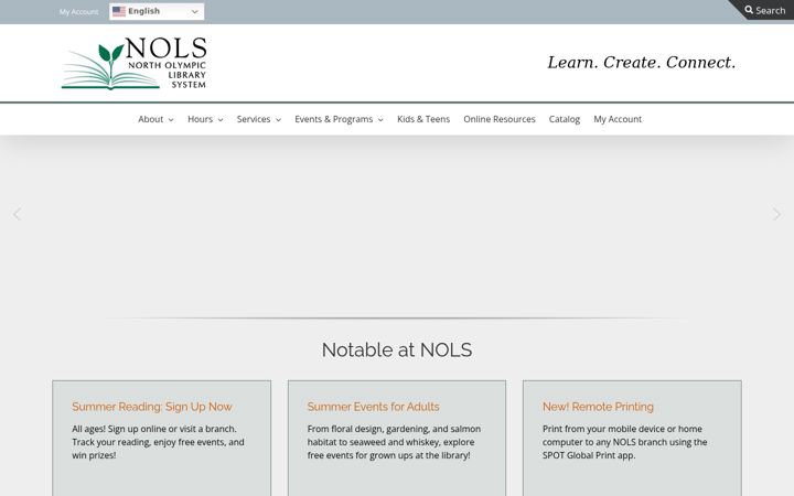 Screenshot του nols.org