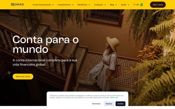 Screenshot of nomadglobal.com