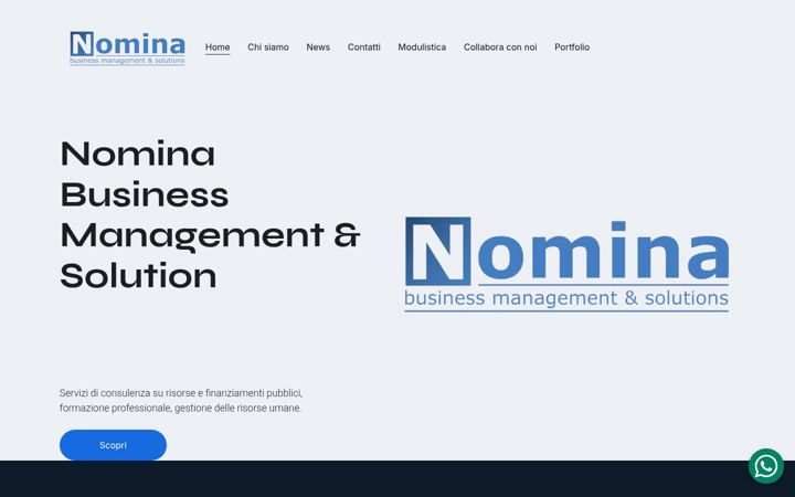 Screenshot of nominagroup.com
