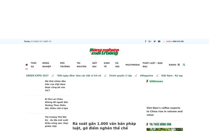 Screenshot of nongnghiep.vn