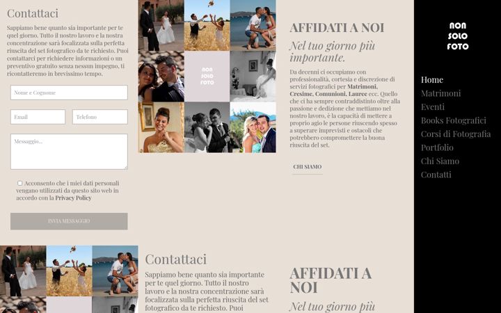 Screenshot of nonsolofoto.eu
