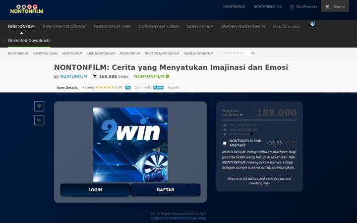 Screenshot of nontonfilm.org