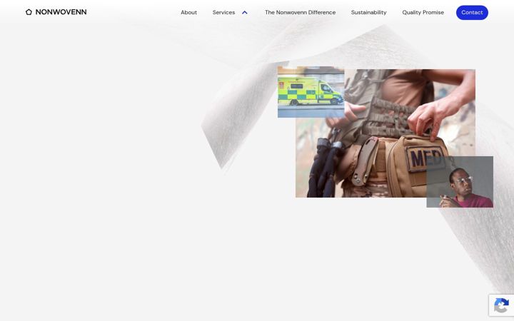 Skærmbillede af nonwovenn.com