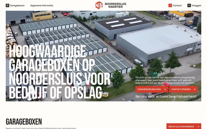 Kuvakaappaus sivustosta noordersluiskwartier.nl