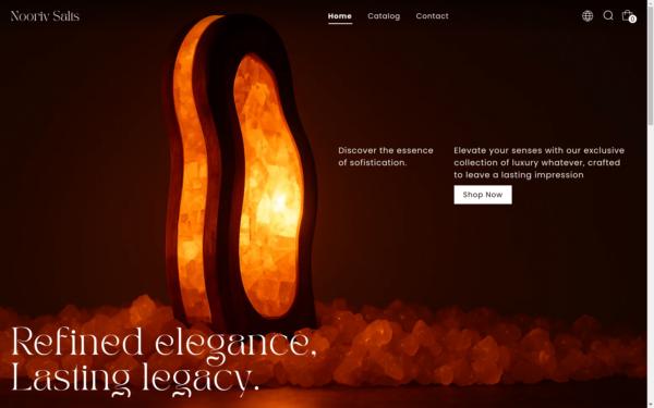 Screenshot of noorivsalts.com