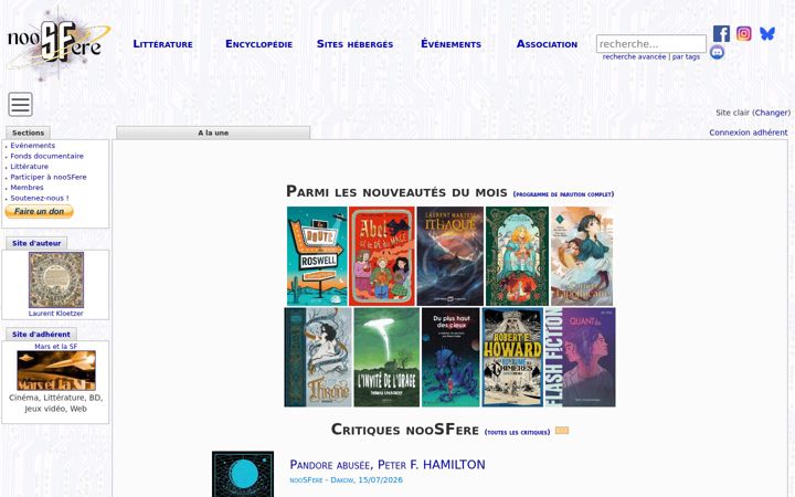 Screenshot of noosfere.org