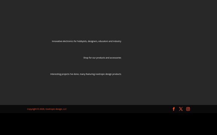 Screenshot του nootropicdesign.com
