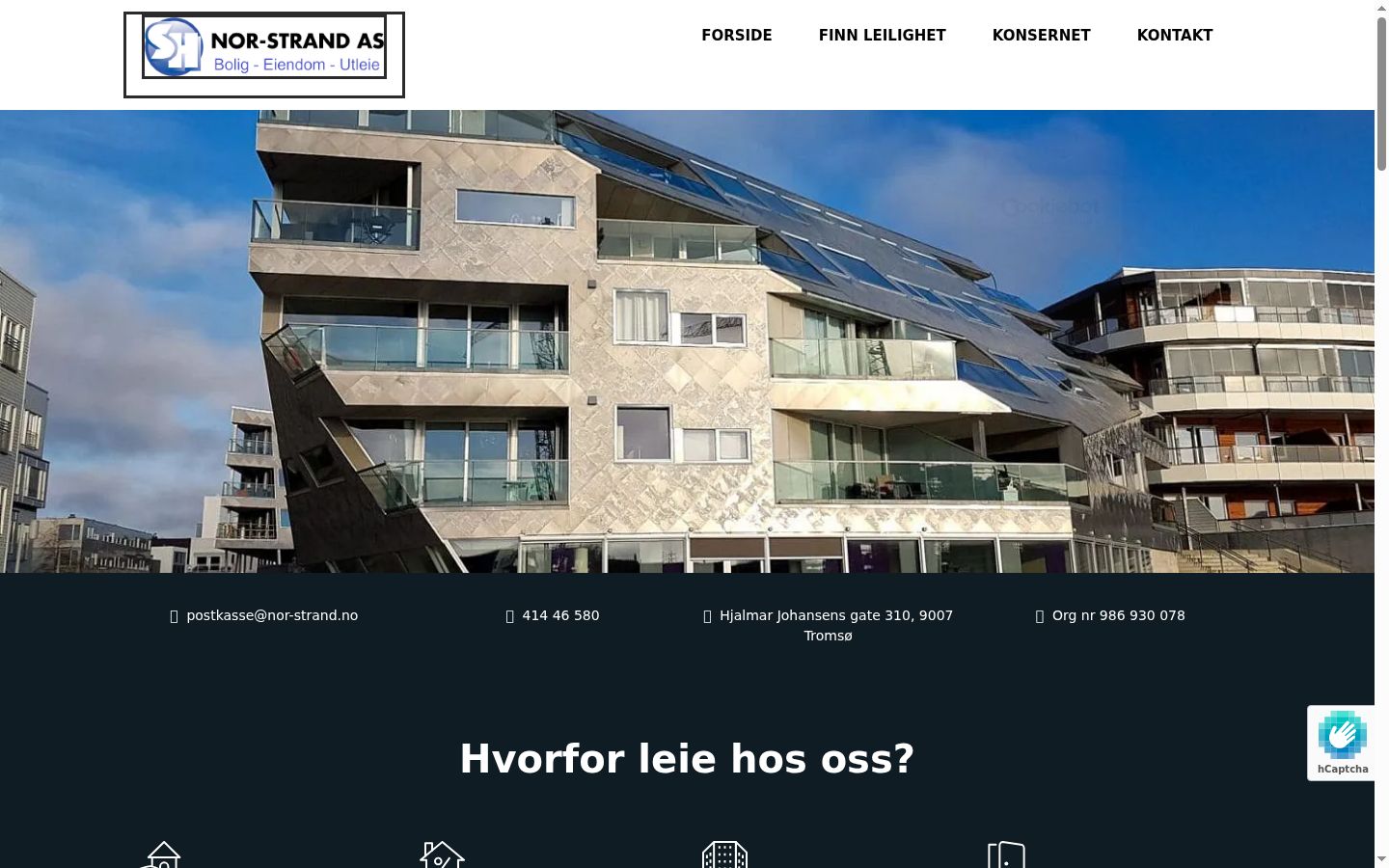 Skærmbillede af samtykkebanneret, som det blev vist før nogen interaktion