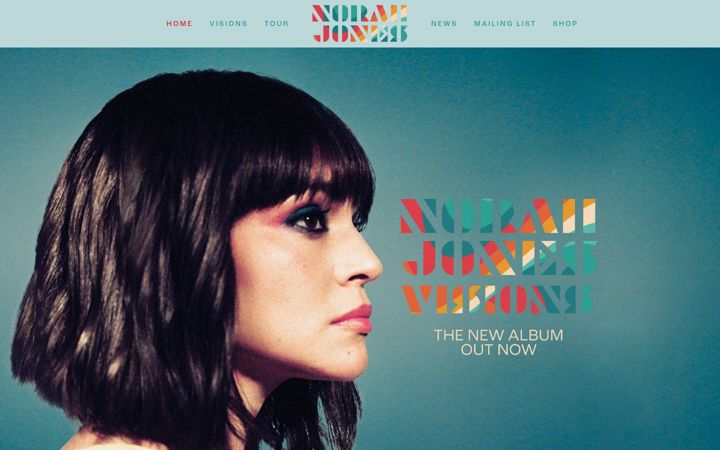 Screenshot of norahjones.com