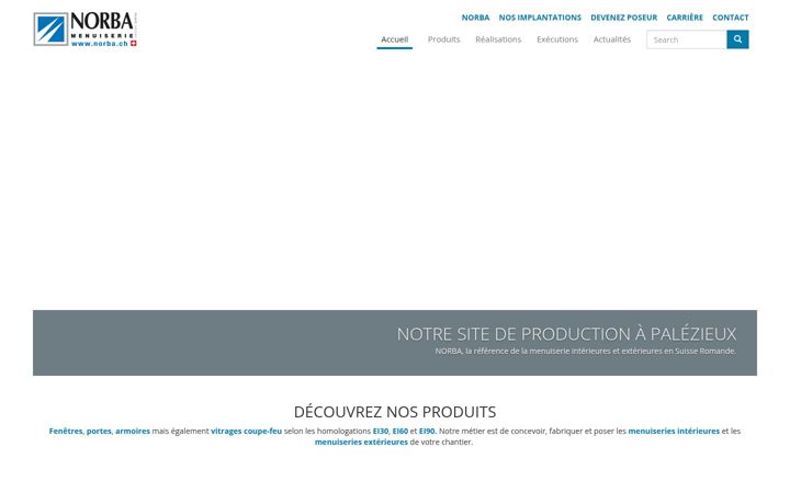 Screenshot of norba.ch