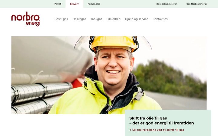 Screenshot of norbro.dk