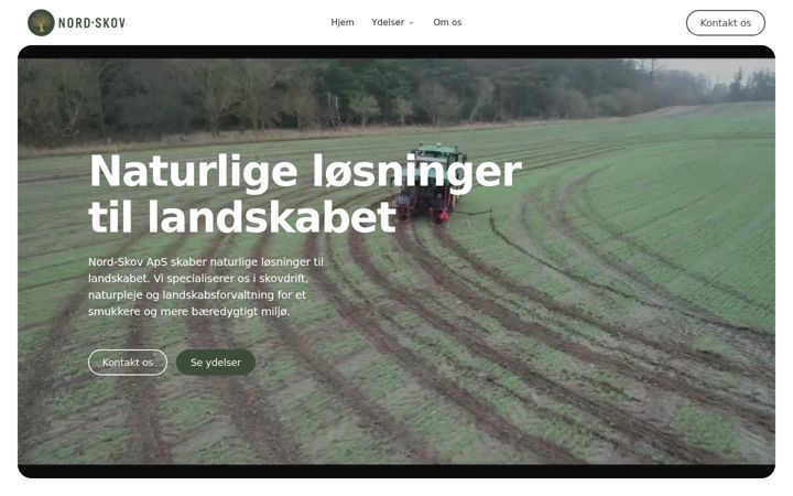 Screenshot of nord-skov.dk