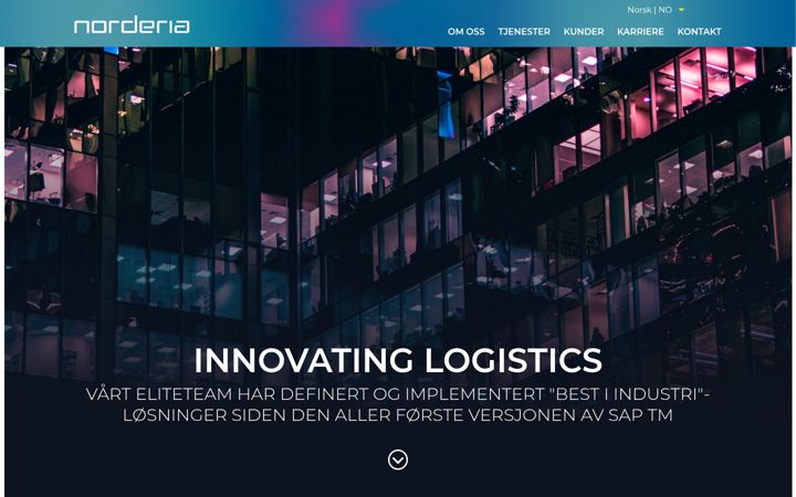 Screenshot of norderia.com