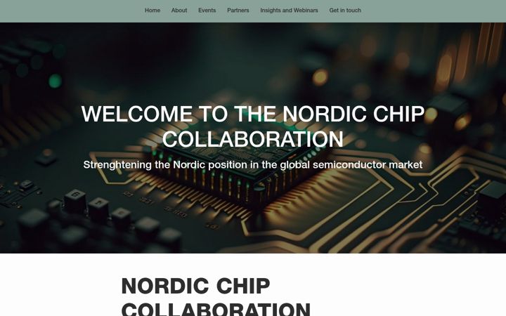 Screenshot of nordicchipcollaboration.com