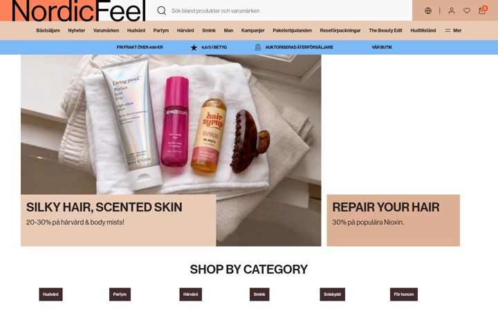Screenshot of nordicfeel.com