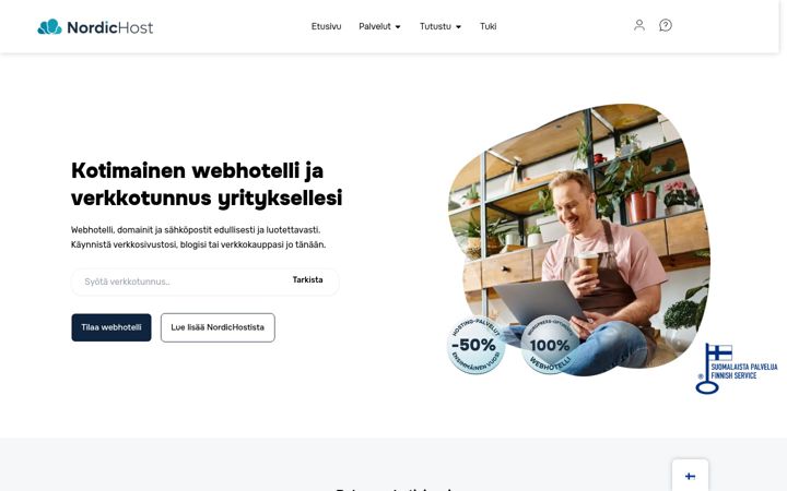 Screenshot von nordichost.net