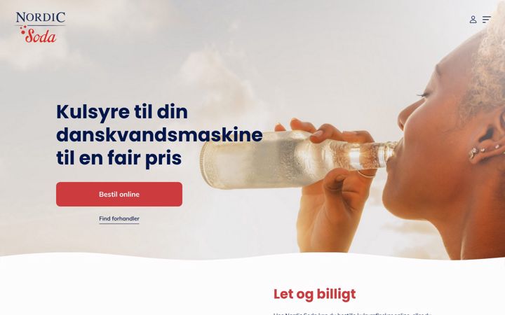 Ekraanipilt saidist nordicsoda.com