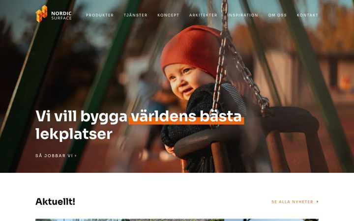 Screenshot di nordicsurface.se