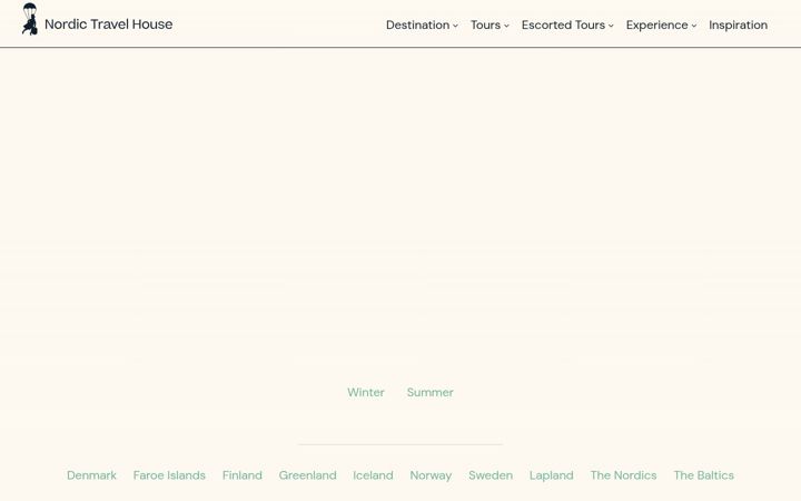Screenshot of nordictravelhouse.com