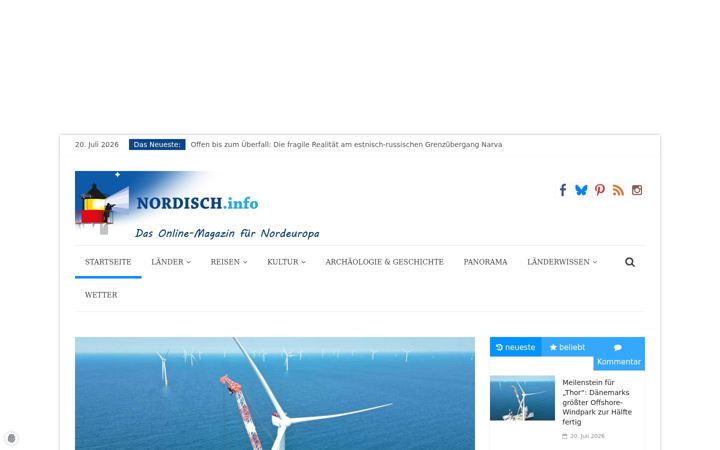 Screenshot of nordisch.info