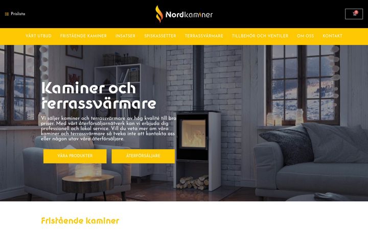 Screenshot of nordkaminer.se